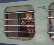 Travels by train in India